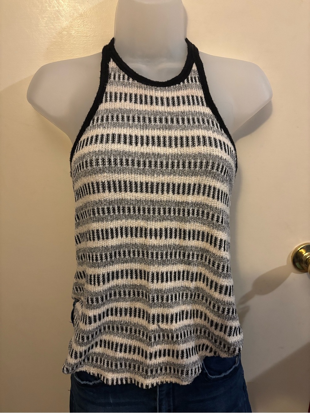 Striped Knit Top